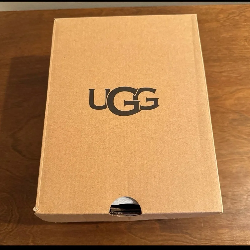 Brand new in box! UGG Kids Tan Slip-On Shoes